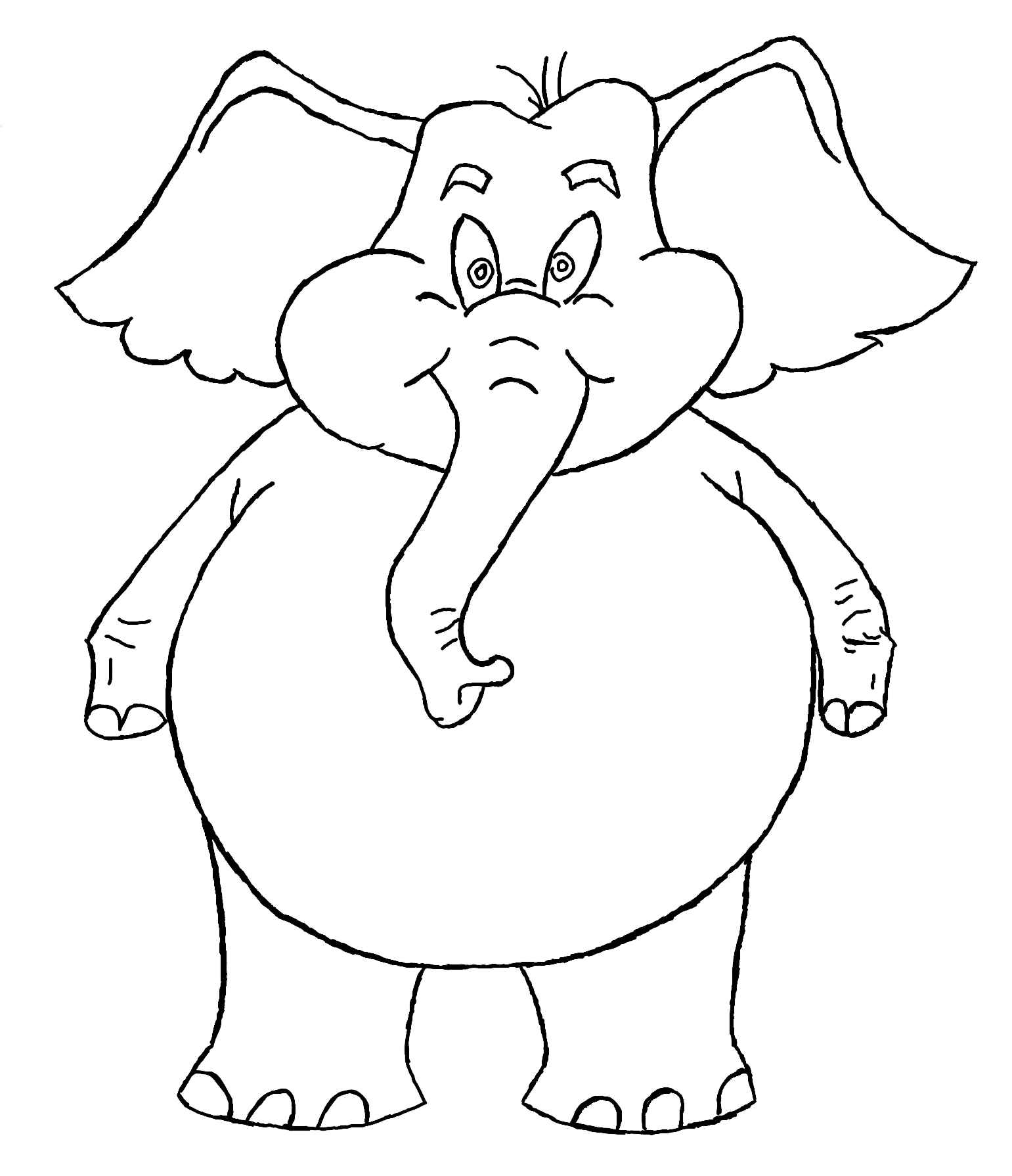 Sketch Of Elephant